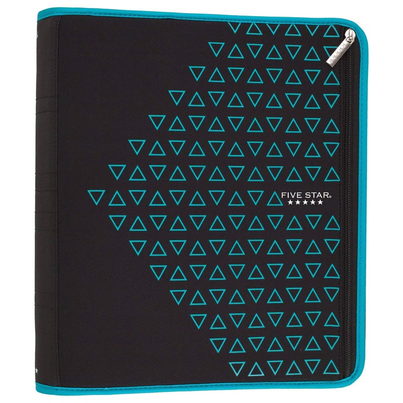 Five Star Zipper Binder, 2 Inch 3 Ring Binder, Xpanz Expandable with Interior Pockets, Assorted Colors, Color Selected For You, 1 Count (29040) - Image 1